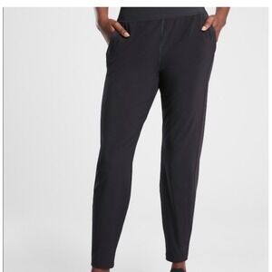 Athleta‎ Run With It Pant Black Athletic Joggers Travel Athleisure Small NWOT